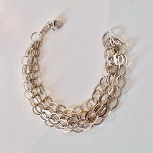 Elegant Silver Chain Bracelet